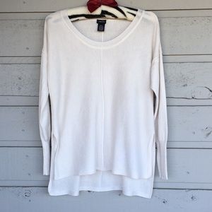 RUE 21 😍HP😍LIGHTWEIGHT OVERSIZED OFF WHITE SWEATER SOFT KNIT DROP SHOULDER
